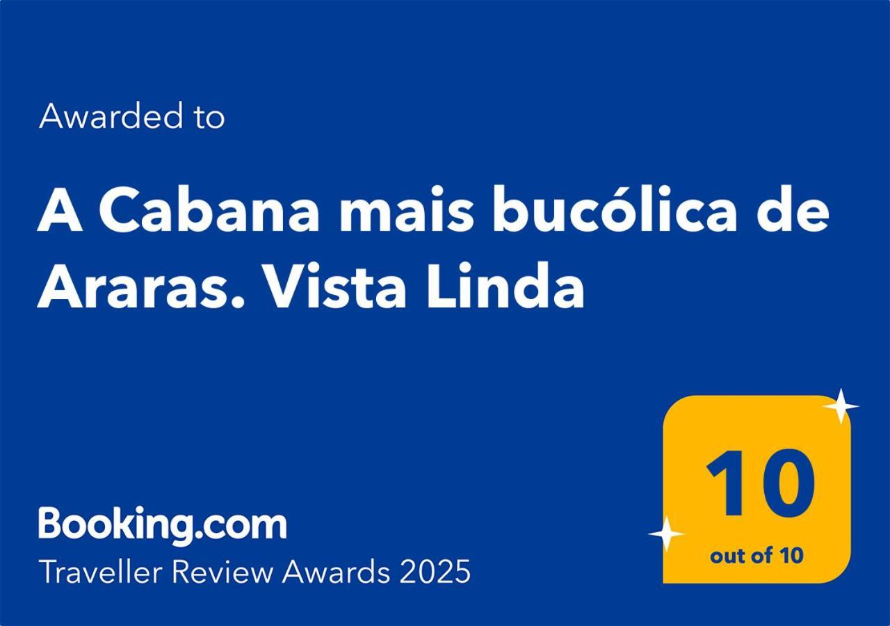 O Chale Mais Bucolico De Araras. Vista Linda Dış mekan fotoğraf